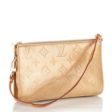 louis vuitton pochette lexington monogram vernis beige|louis vuitton pochette crossbody bag.